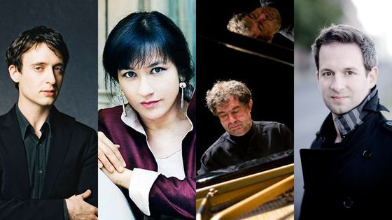 J-F Neuburger © Carole Bellaiche / M-J Jude © Eric Manas / J-F Heisser © Thierry Chapuzot / B. Chamayou © Marco Borggreve-Warner Classics