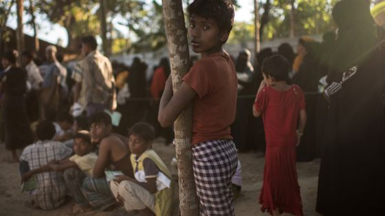 Les Rohingyas dans un camp de réfugiés au Bangladesh à Cox's Bazar - Ed JONES
