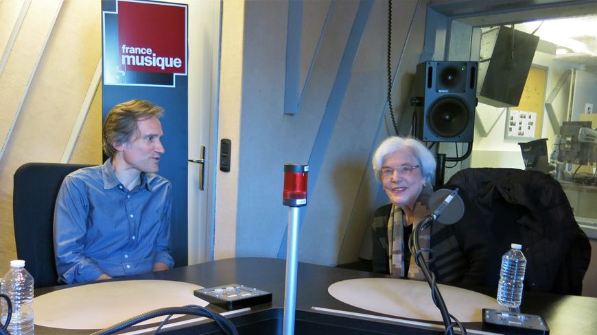 France Musique, studio 152... Philippe Venturini & Betsy Jolas