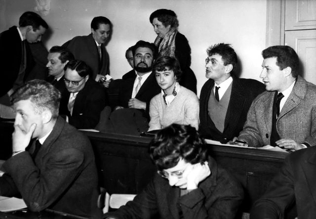 Françoise Sagan jeune reporter couvre le procès des deux jeunes tueurs