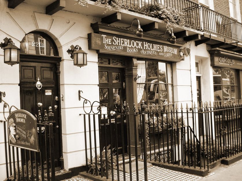 Musée Sherlock Homes, 221, Baker street Londres.
