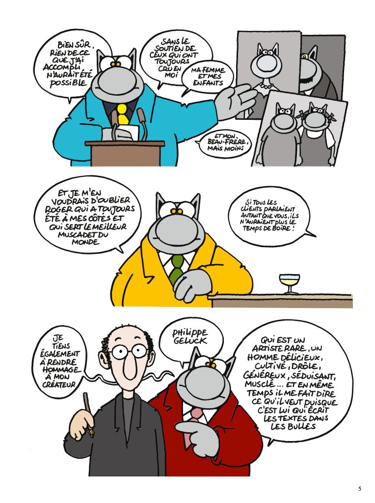 "Chacun son chat" de Philippe Geluck