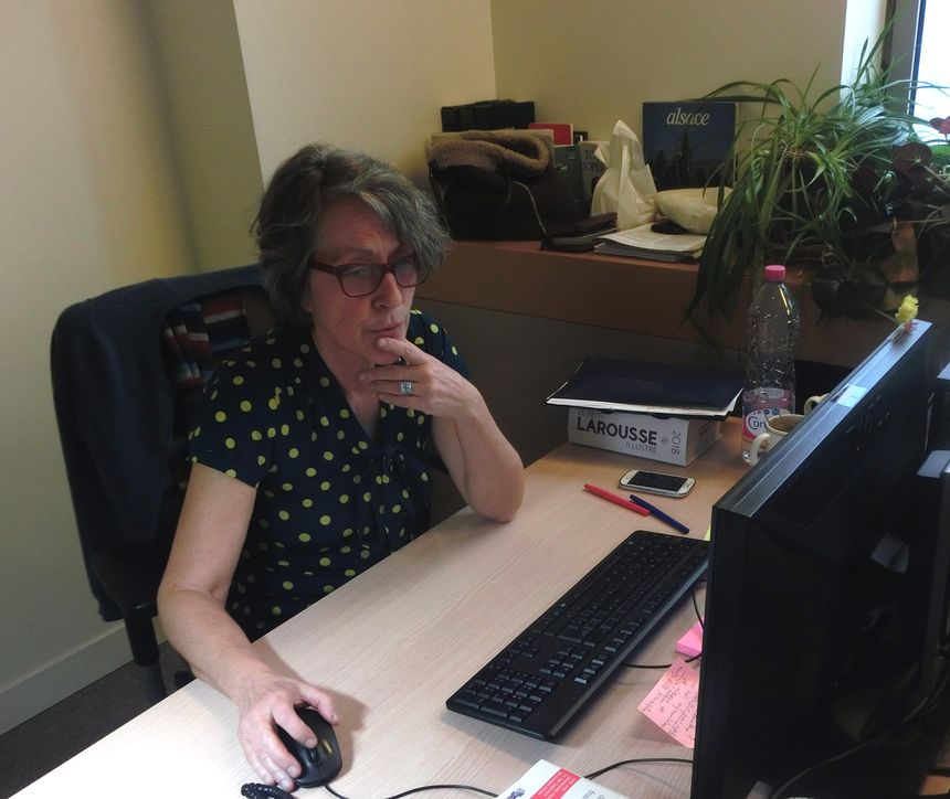 Marion Hérold, cheffe du service de correction du Monde.