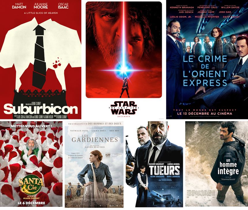 Affiches des films évoqués dans le "Masque"