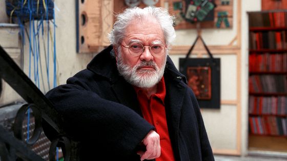 Pierre Henry, chez lui en 2002 ©Getty - Raphael Gaillarde