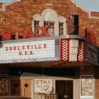 Photo de la façade de Stax Records à Memphis, Tennessee, 1967