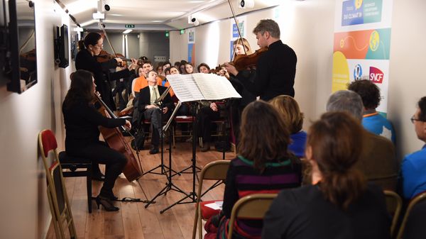 Les musiciens de Radio France investissent les gares SNCF