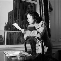 Edith Piaf, en avril 1950, à New-York