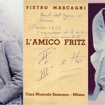 Pietro Mascagni, compositeur... une oeuvre, L'amico Fritz... d'autres véristes, et une interprète comme la grande Magda Olivero sont au programme aujourd'hui...