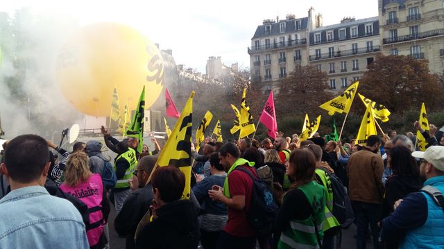 Manifestation des fonctionnaires à Paris