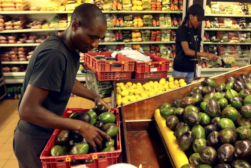 Un magasin alimentaire à Harare, capitale du Zimbabwe