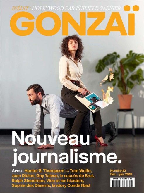 la une de Gonzai