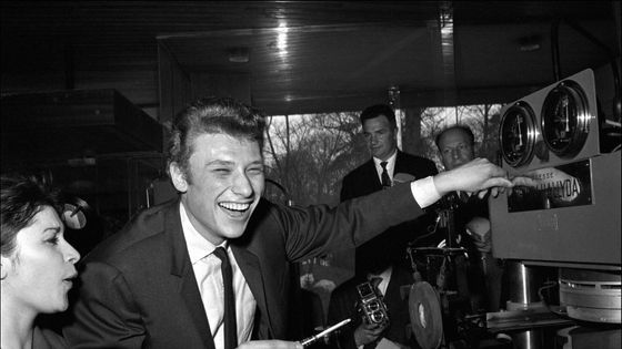 Johnny Hallyday en France en février 1963. ©Getty - REPORTERS ASSOCIES/Gamma-Rapho