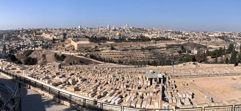 Jerusalem vue depuis le Mont des Oliviers