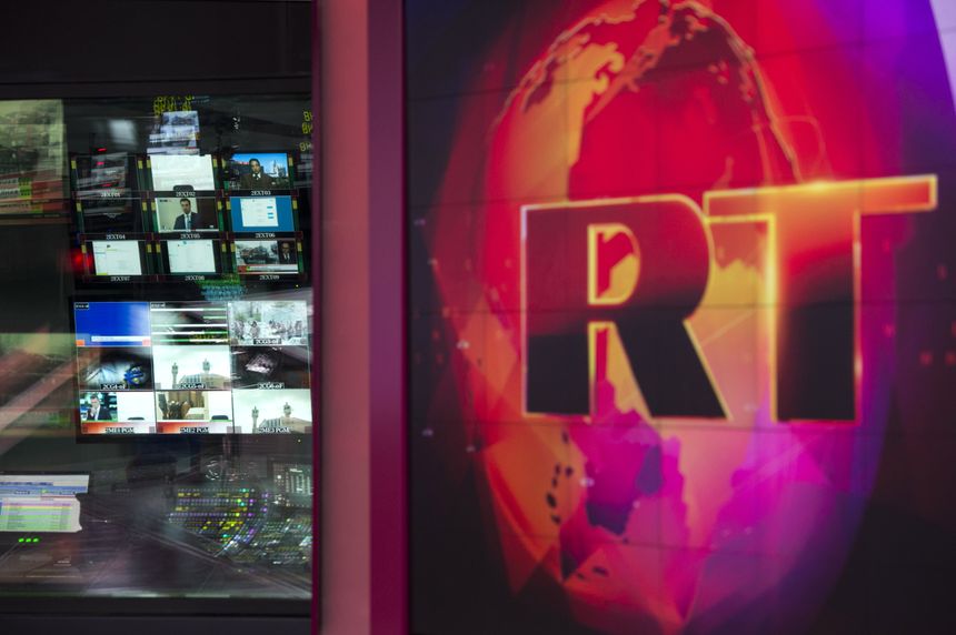 Les studios de la chaîne de télévision Russia Today