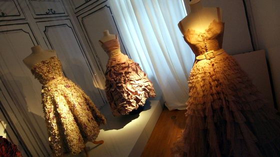 exposition dans la maison natale de Christian Dior à Granville en 2005 ©AFP - MYCHELE DANIAU