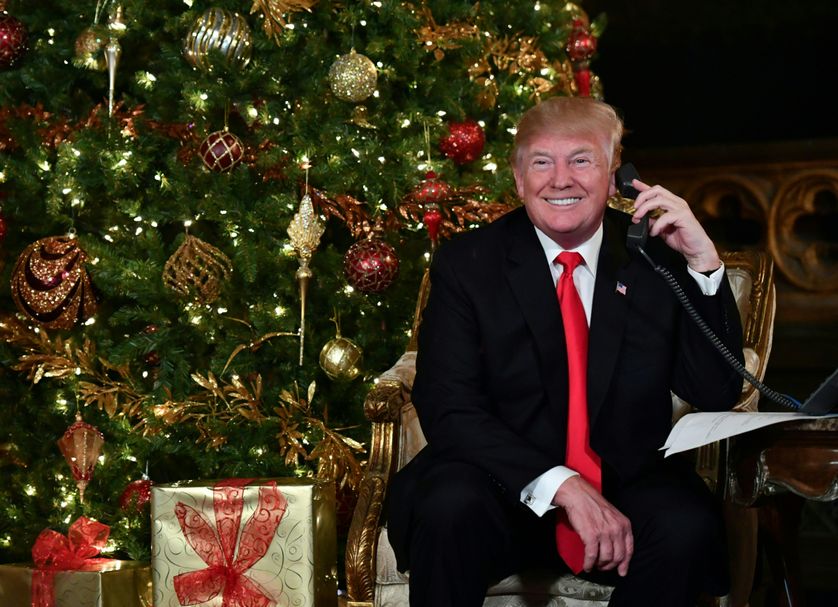 Donald Trump a fêté Noël fort du vote de sa réforme fiscale.