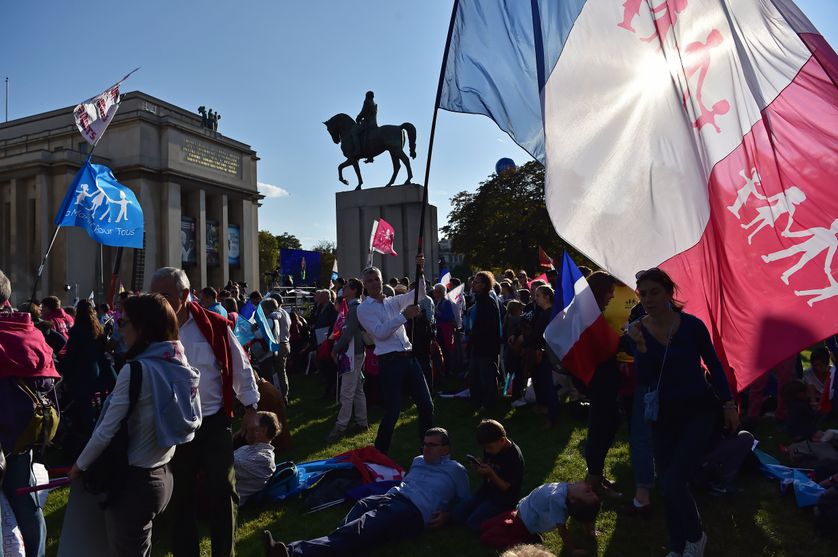 Manifestation du mouvement "La manif pour tous" le 16/10/2016
