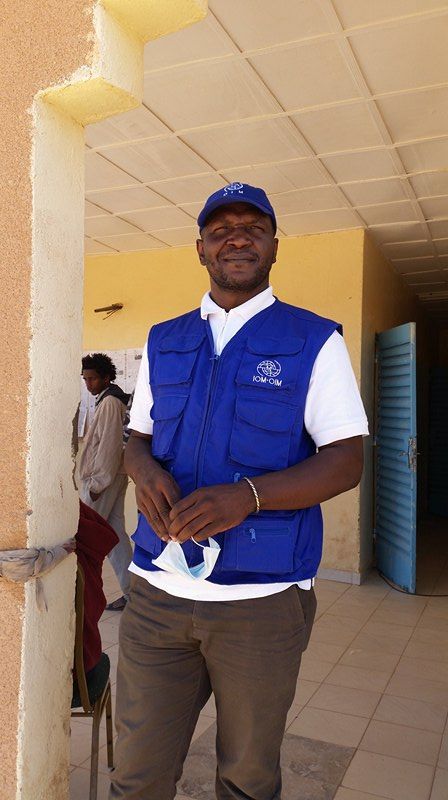 Lincoln Gaingar, le responsable du centre de transit de l’OIM à Agadez.