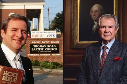 Jerry Falwell (1980) / Pat Robertson (1993) Jerry Falwell (1980) / Pat Robertson (1993)