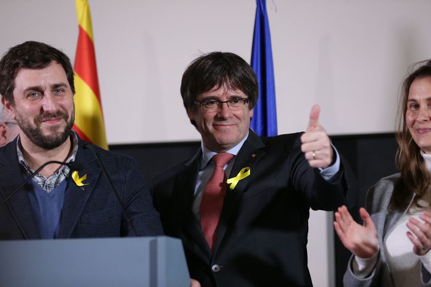 Le président catalan déchu Carles Puigdemont savoure sa victoire depuis son exil bruxellois
