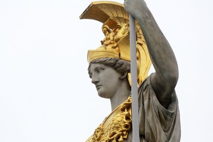Statue de la déesse Athéna Statue de la déesse Athéna
