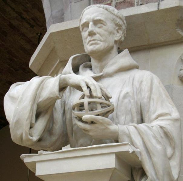 Statue de Roger Bacon (Oxford University Museum of Natural History)