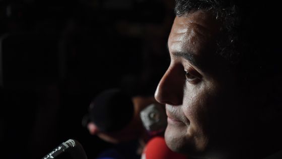 Dans un entretien à la revue "Charles", le ministre Gérald Darmanin confie n'être pas "extrêmement heureux" à Bercy. ©AFP - Alain Jocard