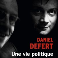 couverture du livre de Daniel Defert "Une vie politique", entretiens avec Philippe Artières et Éric Favereau