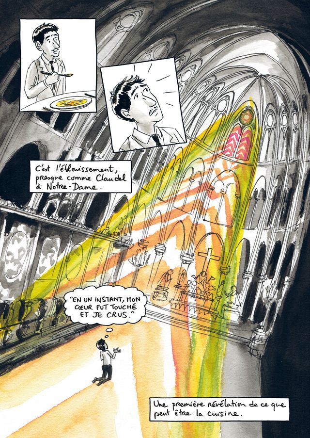 Planche de "Comme un chef" de Benoît Peeters et Aurélia Aurita