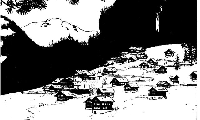 Détail d'une planche de Calypso, la dernière BD de Cosey