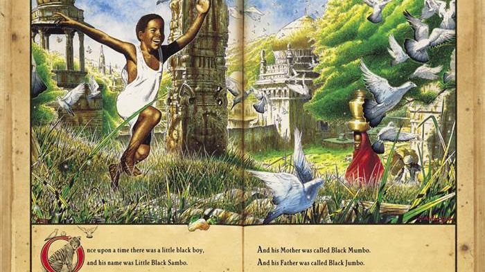 "The Story of Little Black Sambo" illustrée par Christopher Bing en 2003