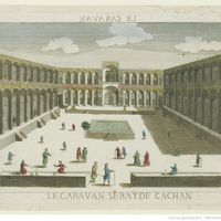 Le Caravan Seray de Kāchān (Iran) 1750