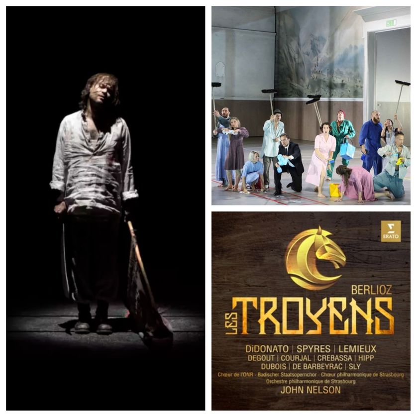 A gauche: Bejun Mehta (Hamor) ; en haut à droite : Les Indes galantes ; en bas : Pochette