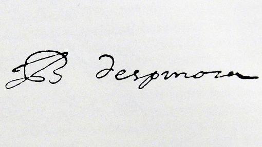 La signature de Spinoza ©Getty - Universal History Archive