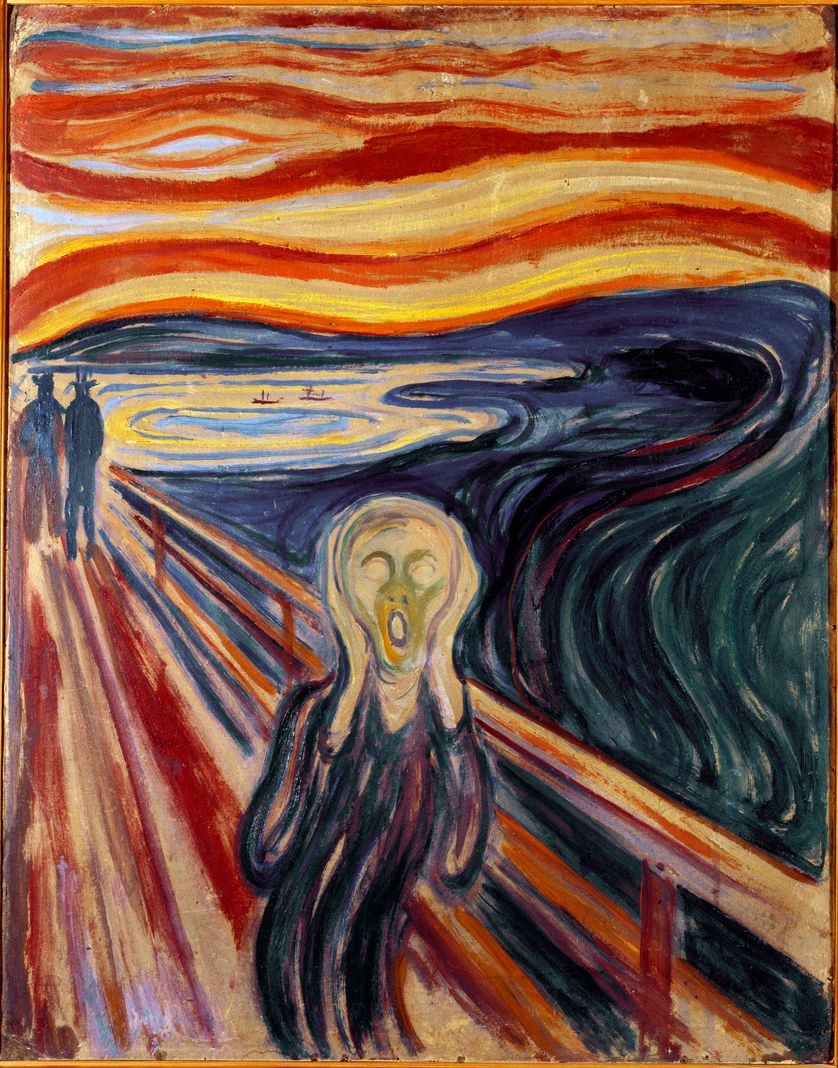"Le cri" Peinture de Edvard Munch