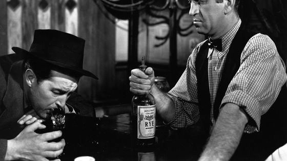 Ray Milland dans Le Poison de Billy Wilder, 1946. ©AFP - Collection Christophel © Paramount pictures