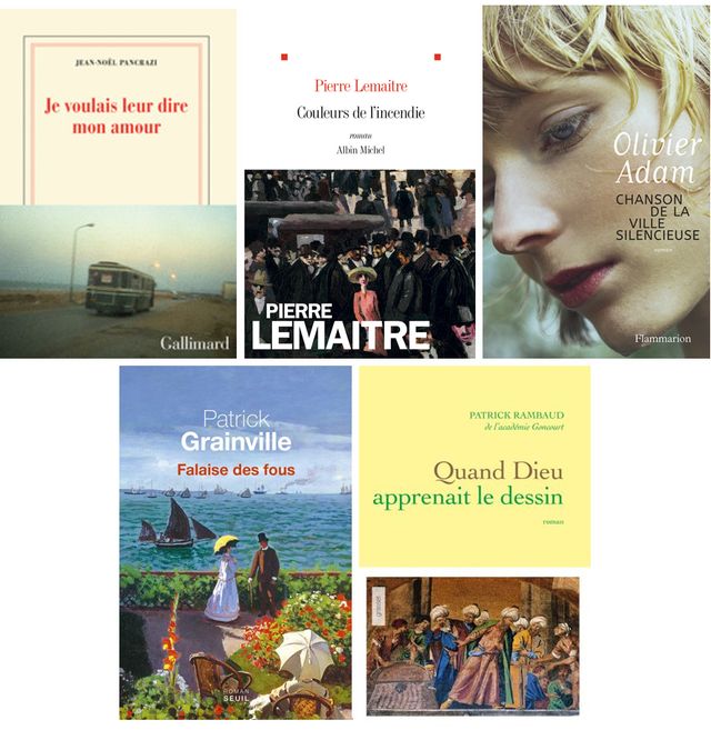 Livres évoqués le 7 janvier 2018 pour la première émission de l'année du Masque et la Plume