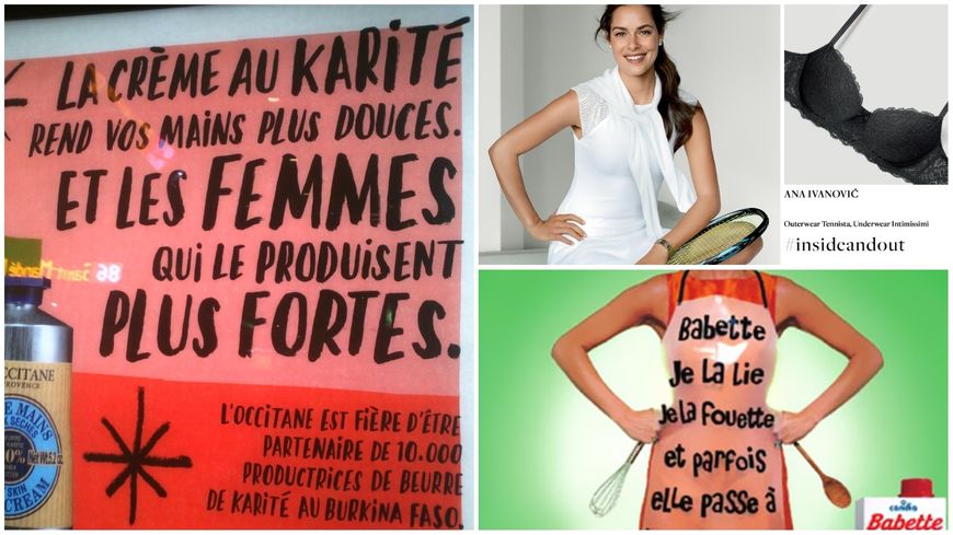 Campagne de publicité : pour L'Occitane (2018), pour Intimissimi (2018), pour la crème Babette (2000)