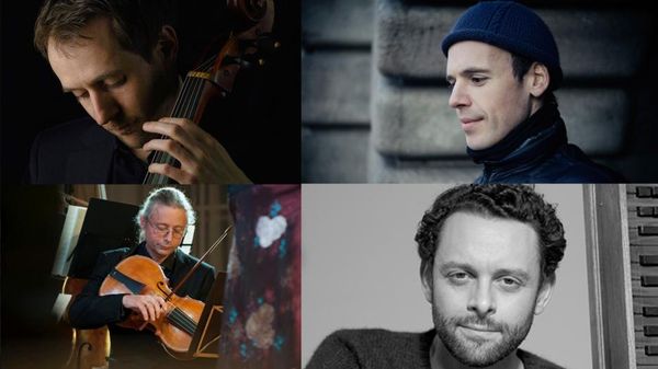 Autour de Szymon Laks ; Marc Mauillon, Benjamin Alard, François Fernandez, Ronan Kernoa (en public au Studio 106)