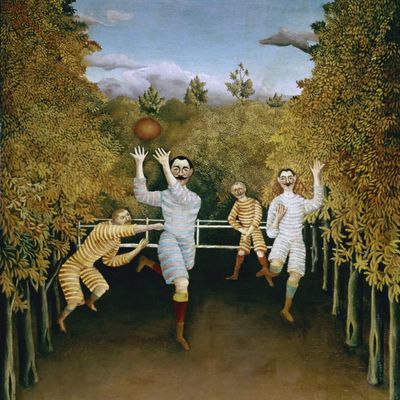 Joueurs de Football Henri Rousseau
