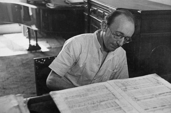 Clifford Curzon English pianist Clifford Curzon (1907 - 1982) at the piano in his home in Highgate, London, August 1949. Original Publication : Picture Post - Behind The Ivory Bars