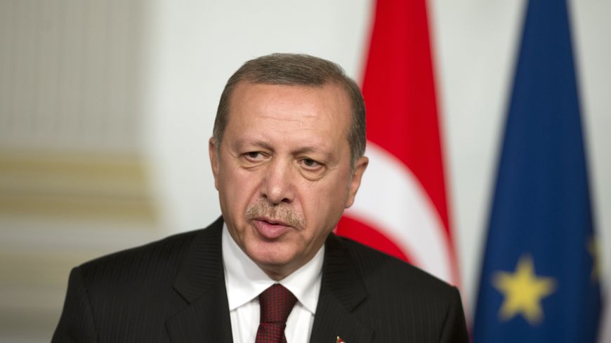 Le président turc Recep Tayyip Erdogan à l'Élysée le 31 octobre 2014.