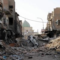 La ville de Mossoul, en Irak, reprise aux djihadistes par les armées kurdes et irakiennes (septembre 2017)