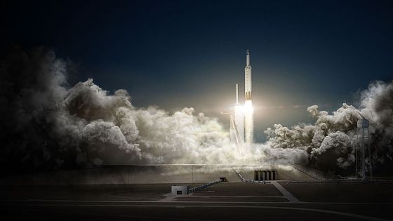 Le Falcon Heavy est un lanceur lourd développé par la société SpaceX - CC