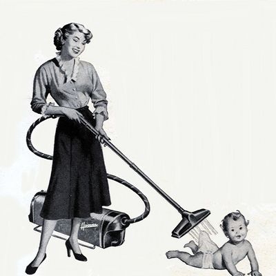 Publicité pour l'aspirateur Hoover parue dans le magazine "Life" du 27 mars 1950