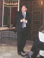 Christian Lochon à la Grande Mosquée de Paris