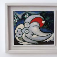Peinture exposée dans l'exposition "Picasso 1932, année érotique" actuellement au Musée Picasso