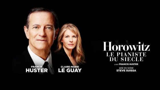 Claire-Marie Le Gay et Francis Huster dans "Horowitz, le pianiste du siècle" - mise en scène Steve Suissa