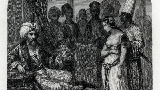 "Portrait de Mehmet (Mehmed) III (1566-1603), sultan ottoman, faisant exécuter une des femmes de son harem 1595 ©AFP - Leemage